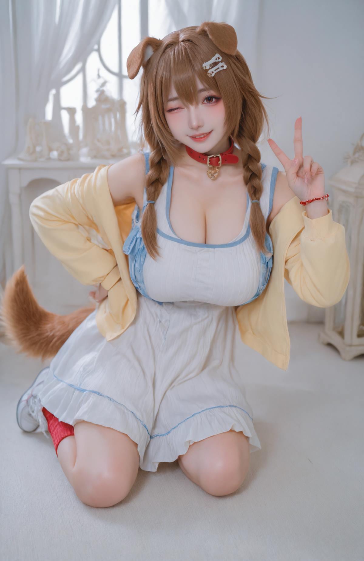 AI绘画 625 非国漫 cos兽耳萌妹字[26P/125MB]插图2