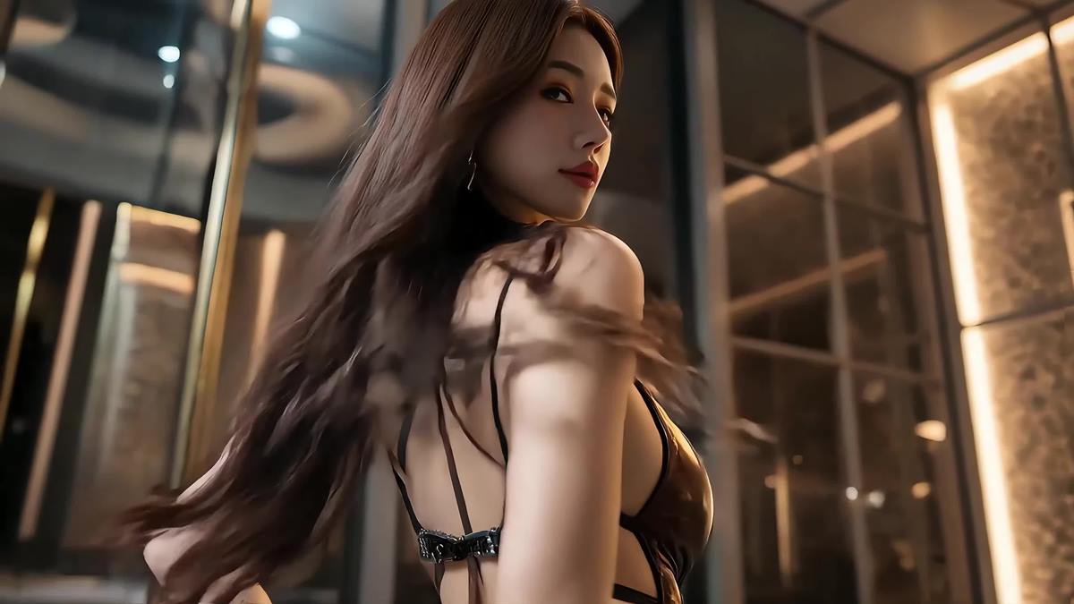 AI VIDEO 079 Miss Sweet – Silky Ice _ Official Music Video[4K/1V/432MB]插图2