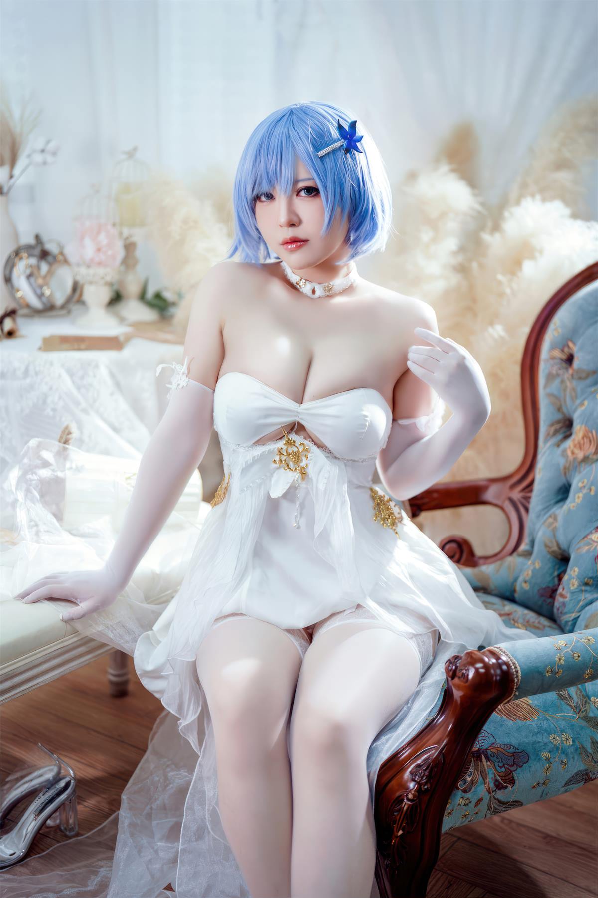 半半子 – 碧蓝航线 恰巴耶夫 白骑兵的旋律 礼服[64P/2V/306MB]插图1