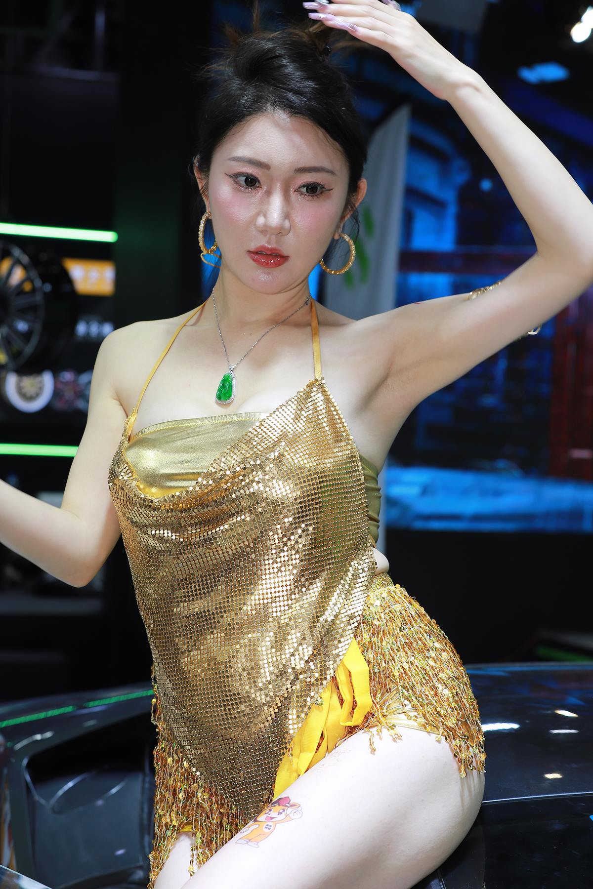 精选街拍作品 NO.5621 金色短裙[61P/112MB]插图3