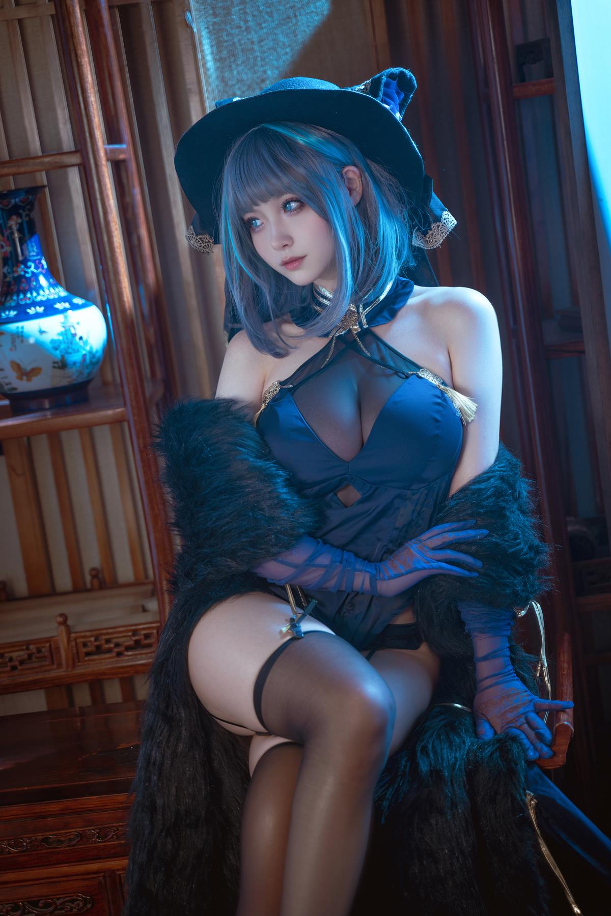 Seya-狮砸 – 碧蓝航线 柴郡 旗袍[12P/140MB]插图