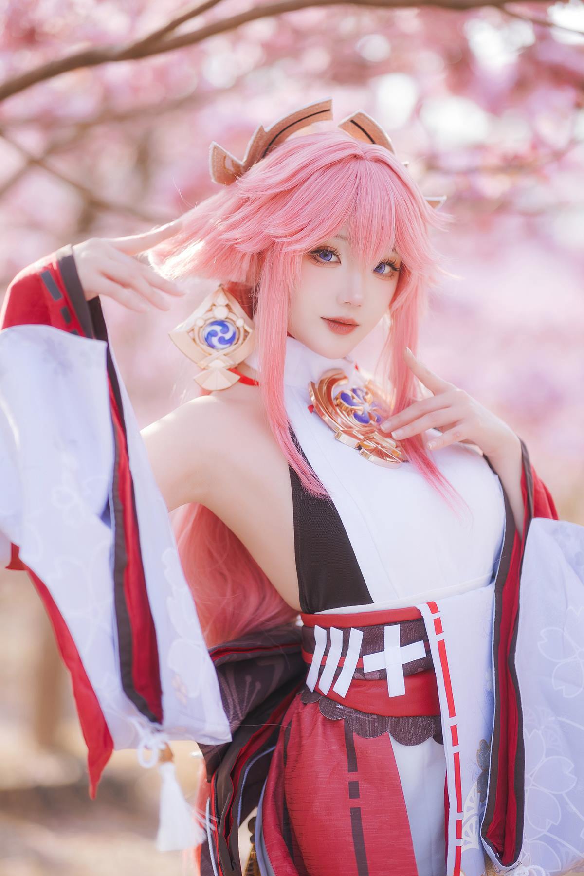 瓜希酱 – 原神 八重神子[20P/61MB]插图