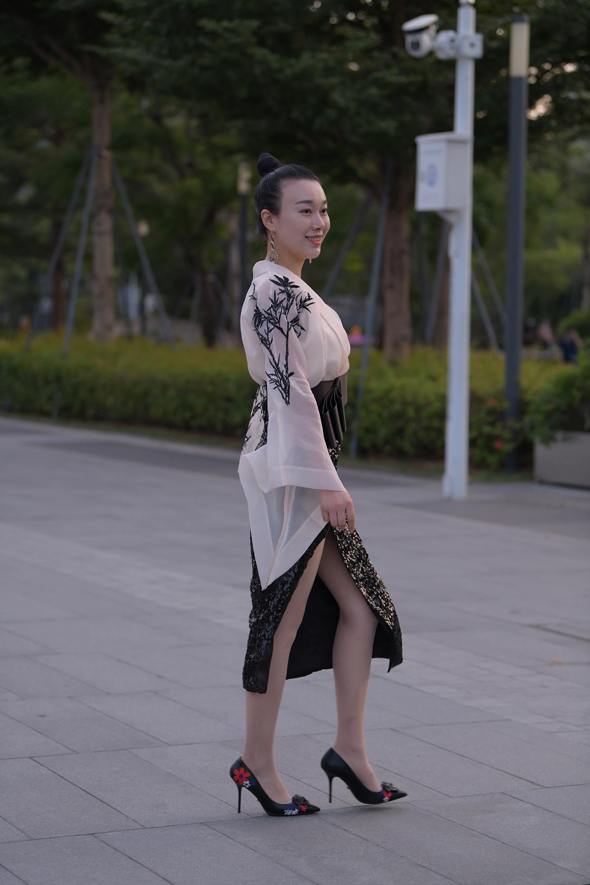 精选街拍作品 NO.5648 温婉黑白搭配[66P/158MB]插图1