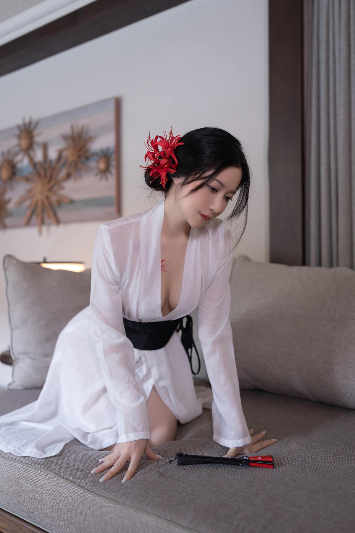 秀人名模鱼子酱Fish《寂》写真[122P/1.42GB]插图3