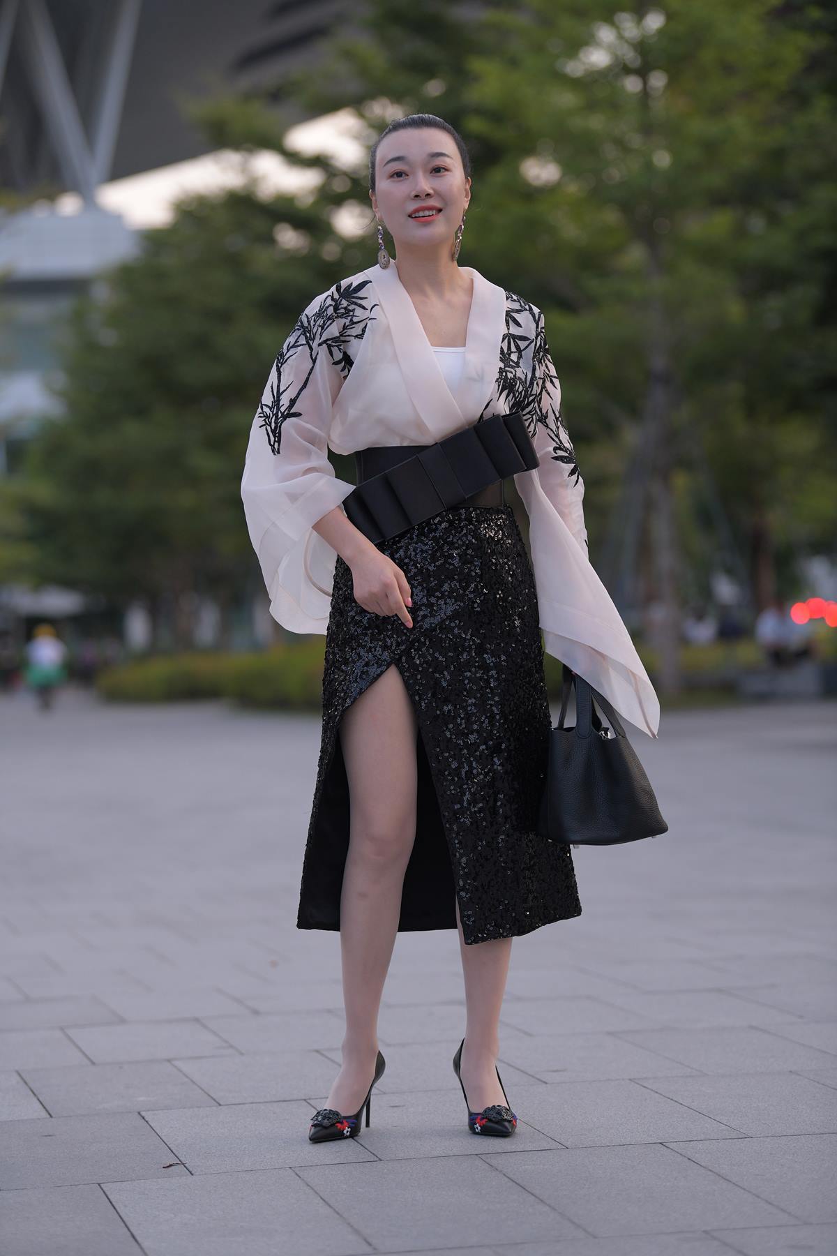 精选街拍作品 NO.5648 温婉黑白搭配[66P/158MB]插图2