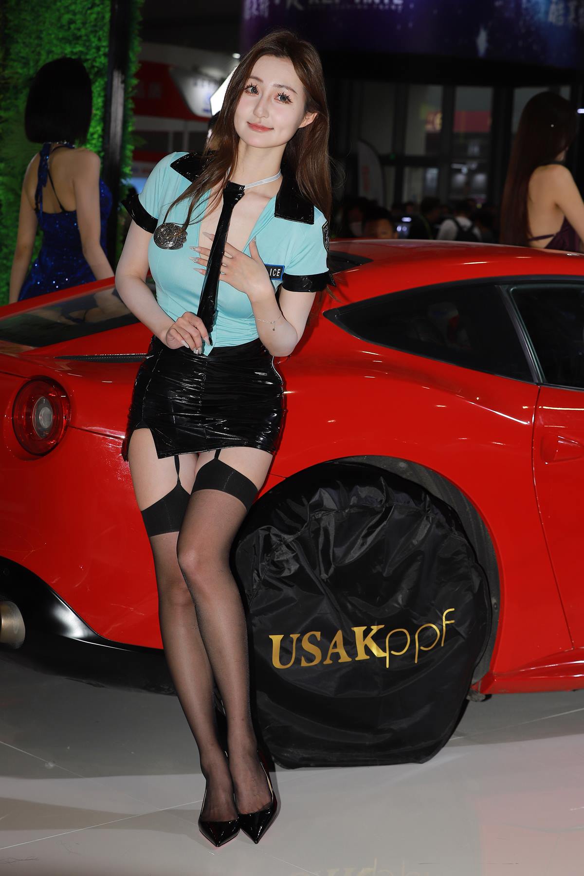 精选街拍作品 NO.5624 黑色皮裙至服[83P/105MB]插图2