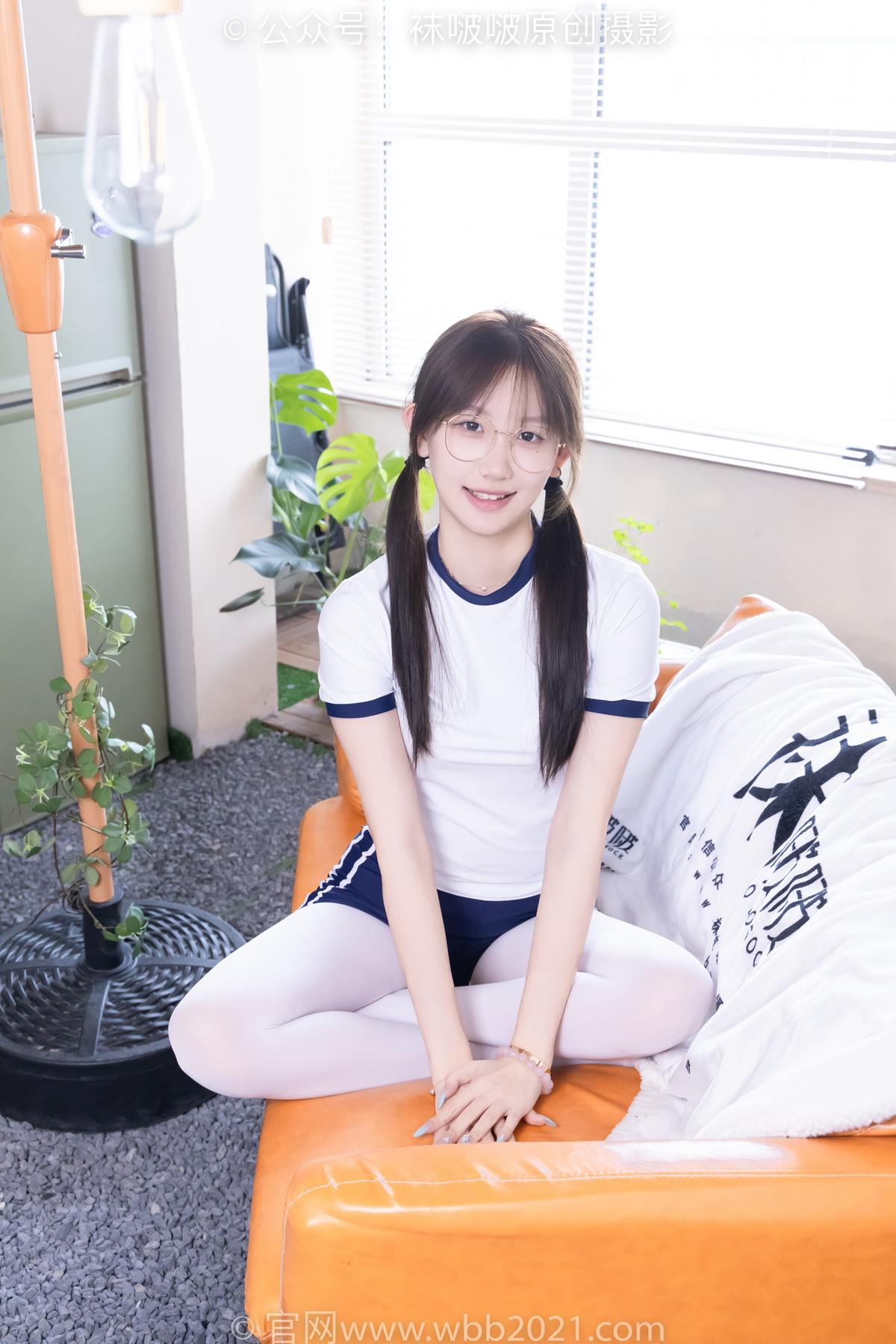 [BoBoSocks袜啵啵]NO.562 香菜-体操服、皮鞋、厚白丝[145P/1V/6.31GB]插图2