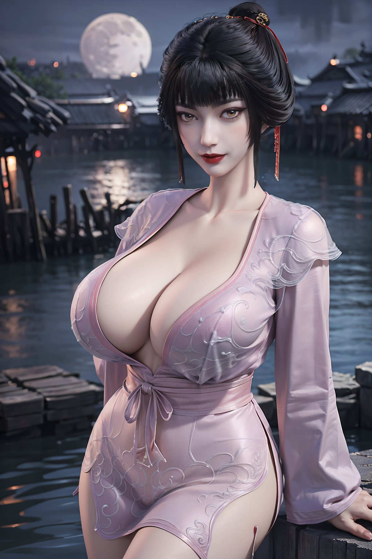 AI绘画 646 灵若 稚圭原皮裁剪[48P/246MB]插图3