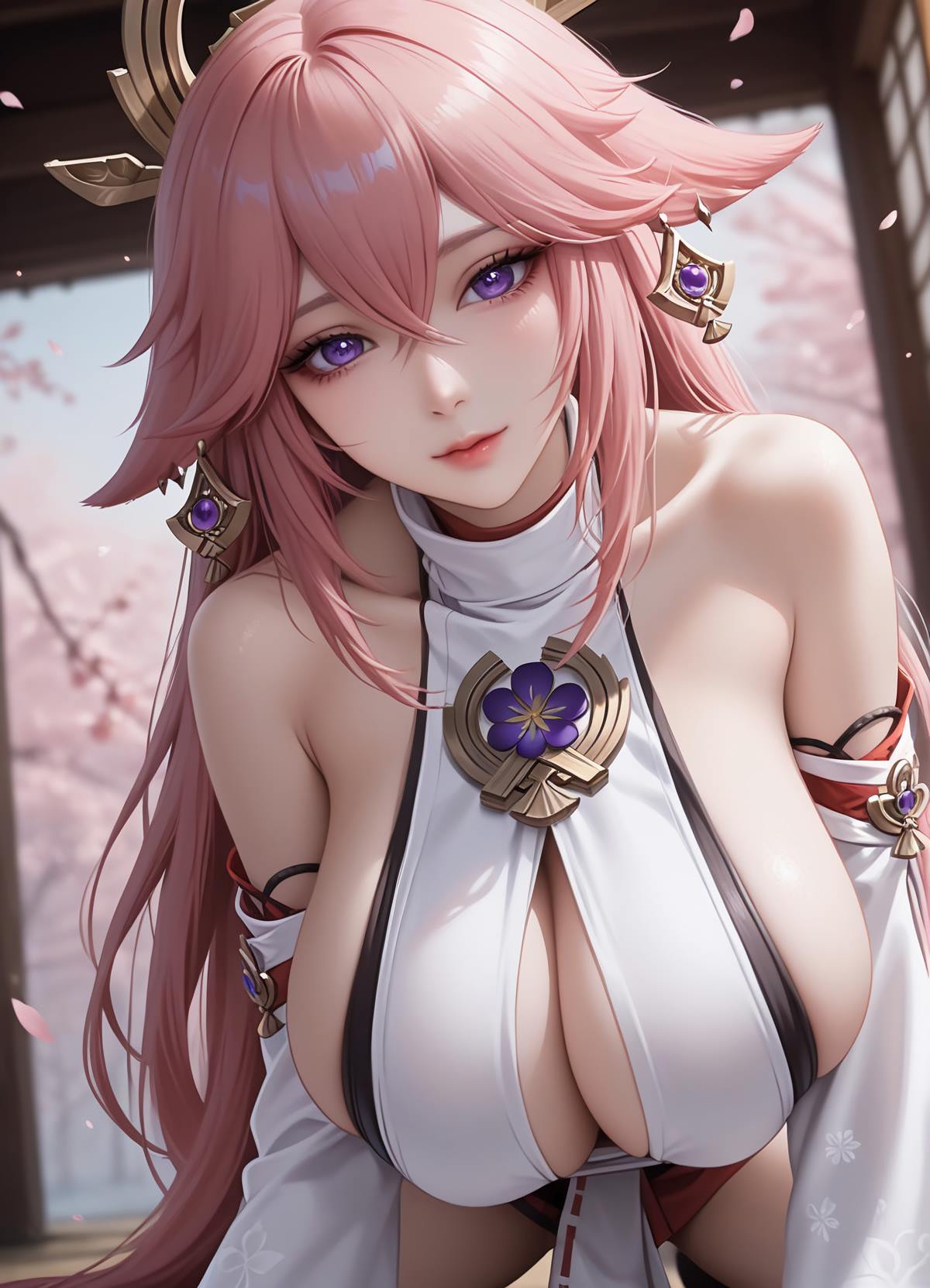 AI绘画 638 八重神子[22P/32MB]插图