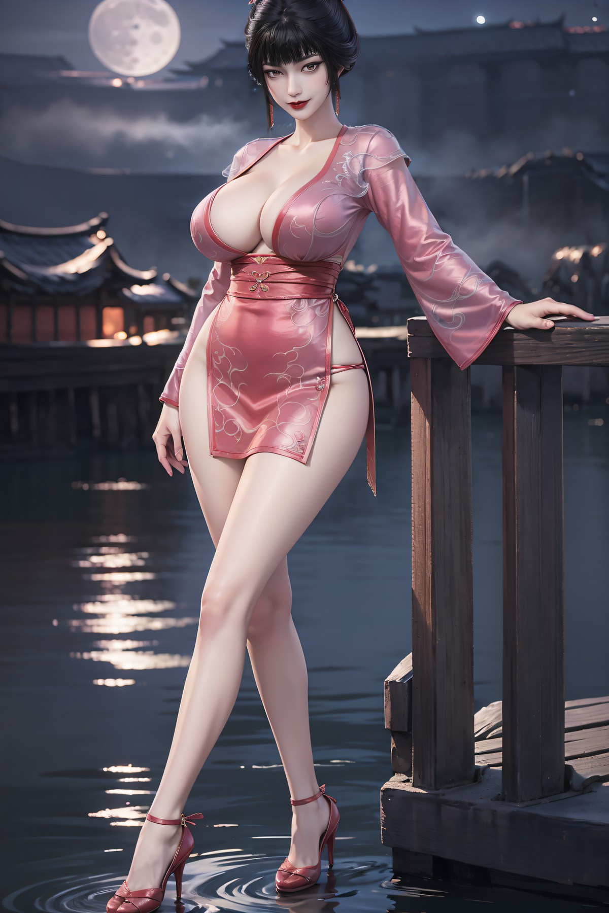 AI绘画 646 灵若 稚圭原皮裁剪[48P/246MB]插图