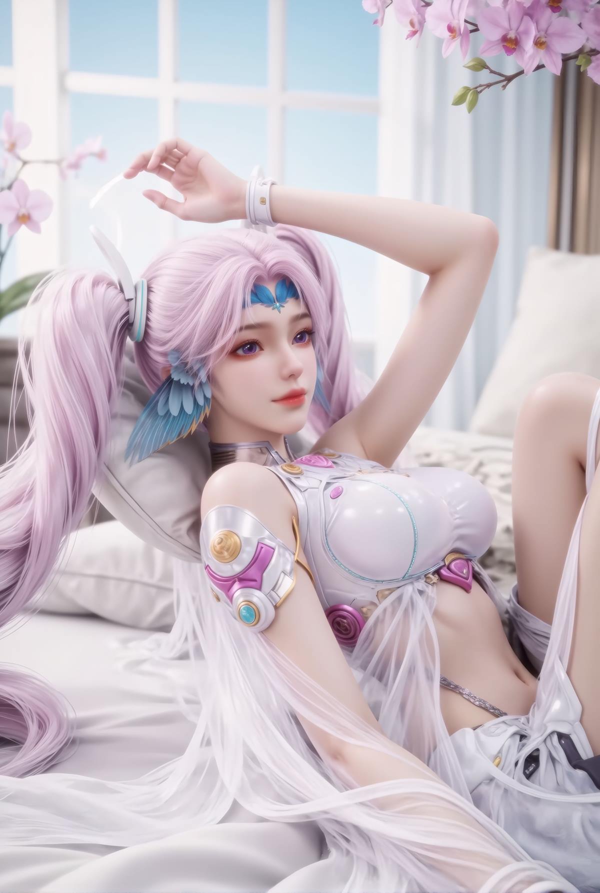 AI绘画 634 花开 吞噬星空-艾辰[110P/734MB]插图1