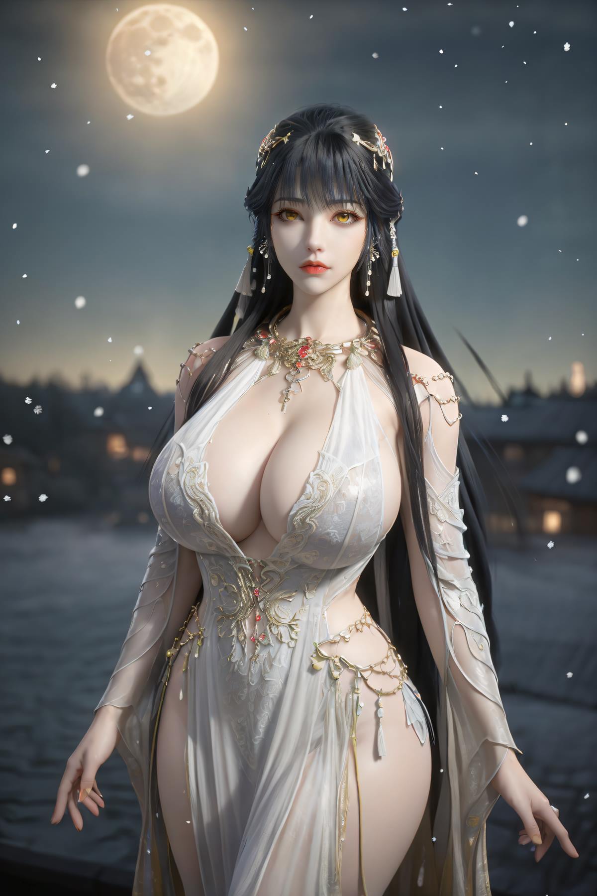 AI绘画 636 灵若 神国公主白月蓉原皮[46P/227MB]插图2