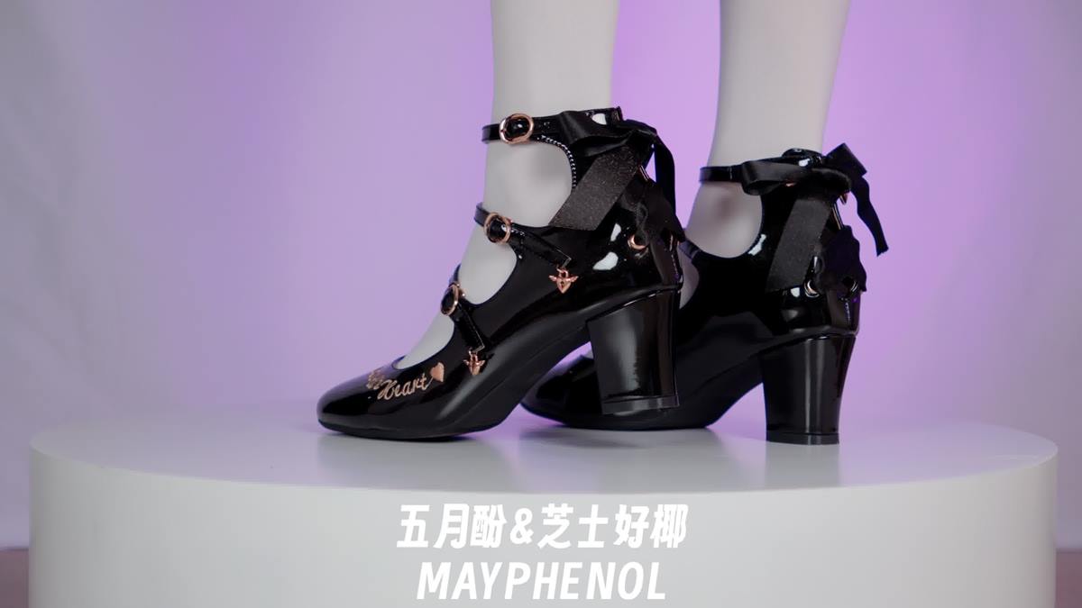 芝士好椰 – 优雅高跟 奇迹岛丘比特之心猫眼宝石 and 白[1V/223MB]插图