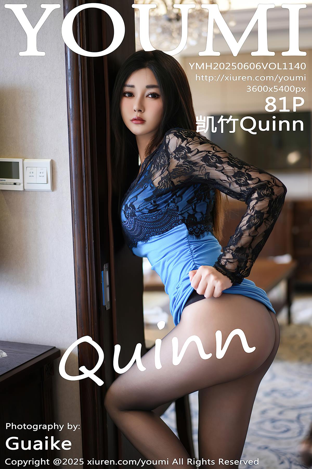 [YouMi尤蜜荟]2025.06.06 VOL.1140 凯竹Quinn[81+1P/726MB]插图3