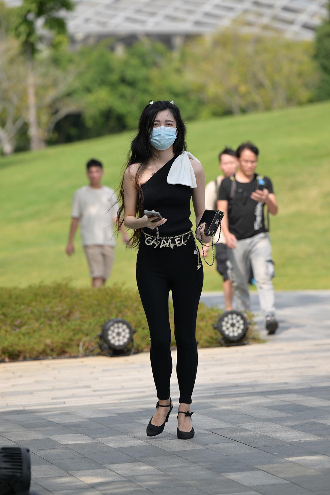 精选街拍作品 NO.5827 黑色仅身套装[79P/197MB]插图3