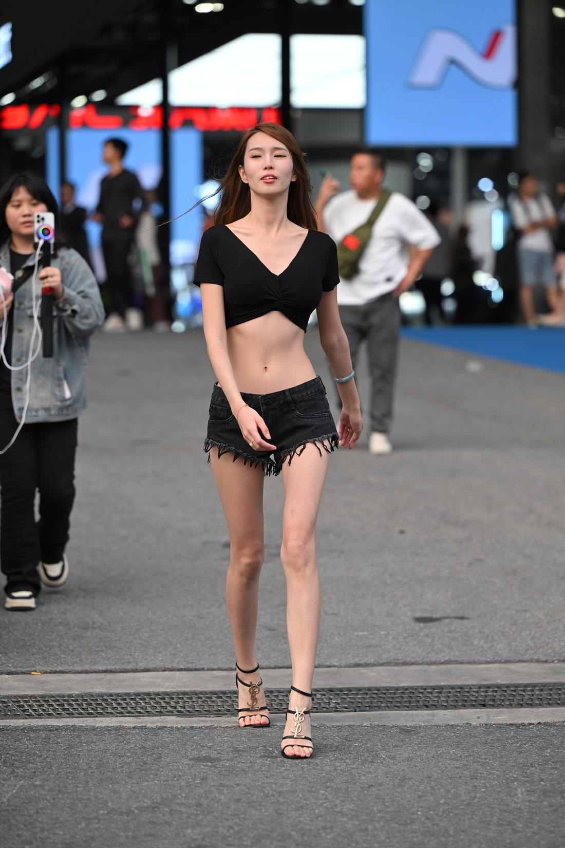 精选街拍作品 NO.5831 高挑牛仔短裤[48P/143MB]插图3