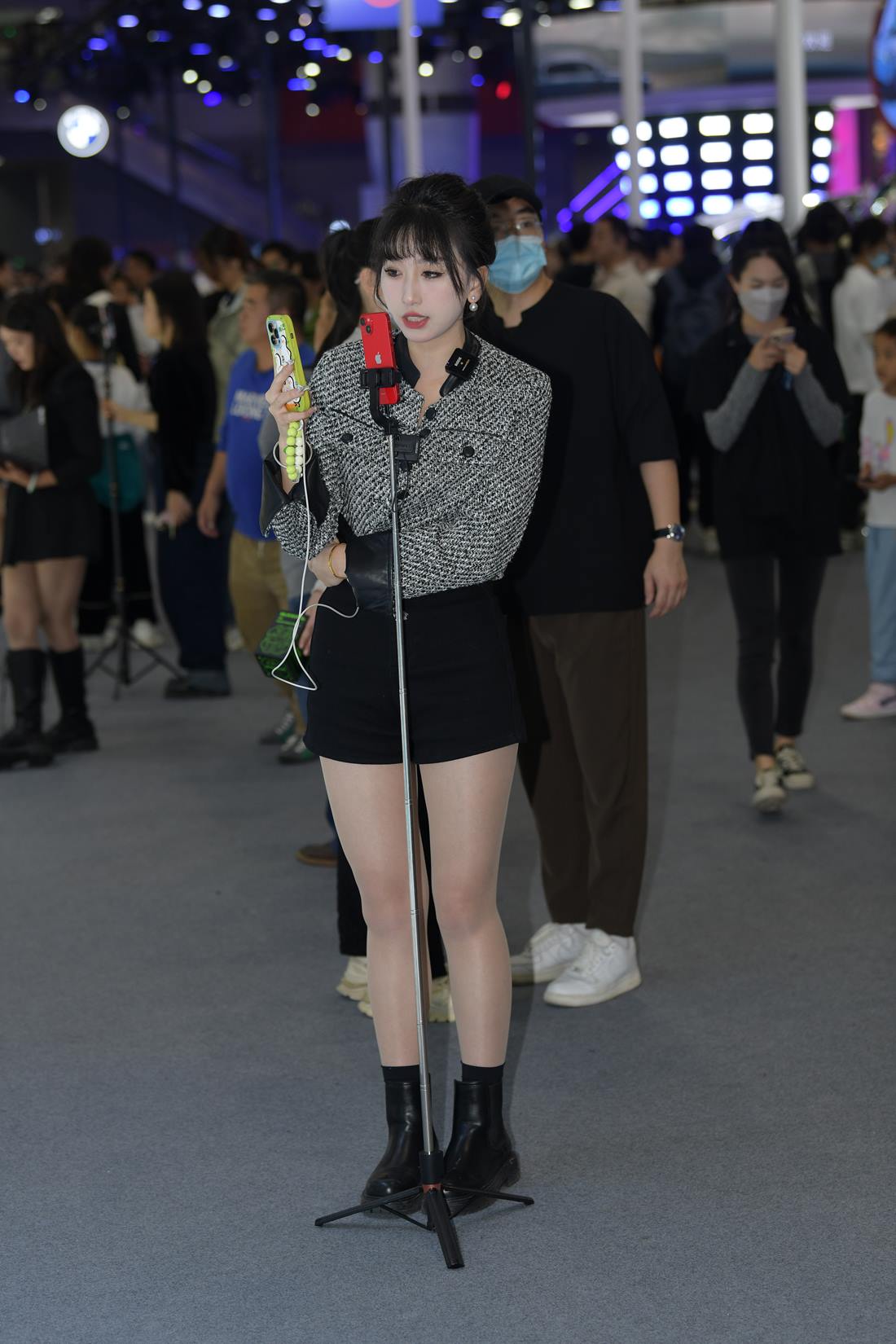 精选街拍作品 NO.5836 短靴短裤主播[62P/175MB]插图3