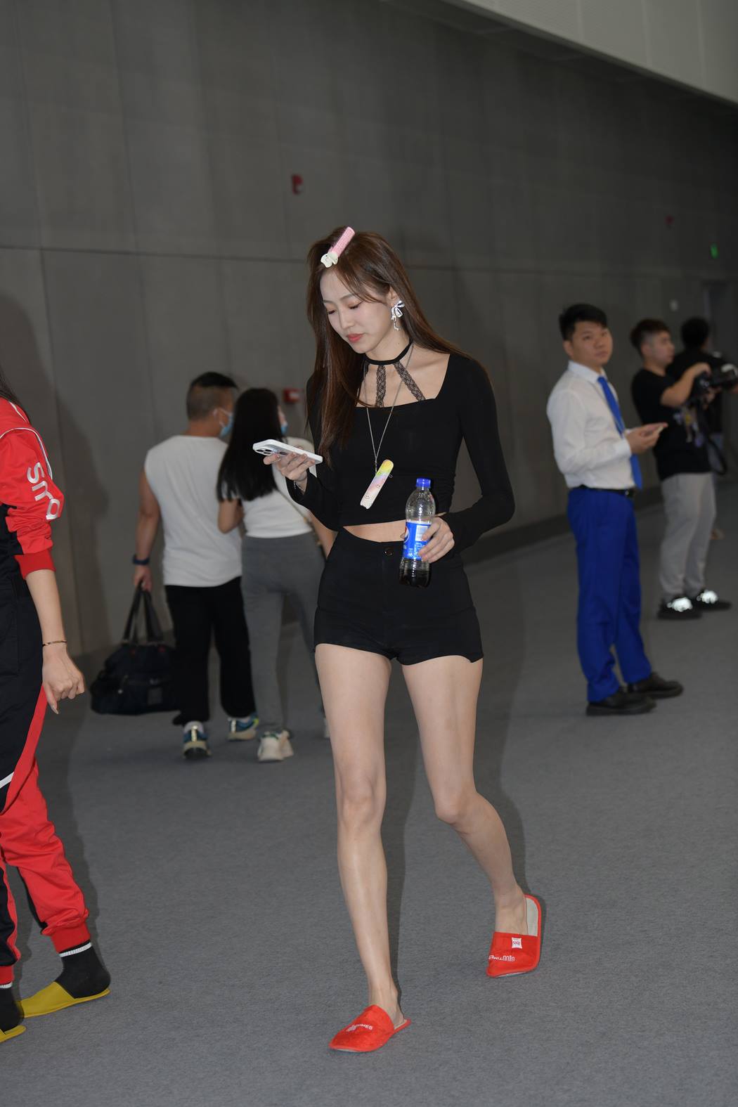 精选街拍作品 NO.5849 简约黑色短裤[55P/134MB]插图3