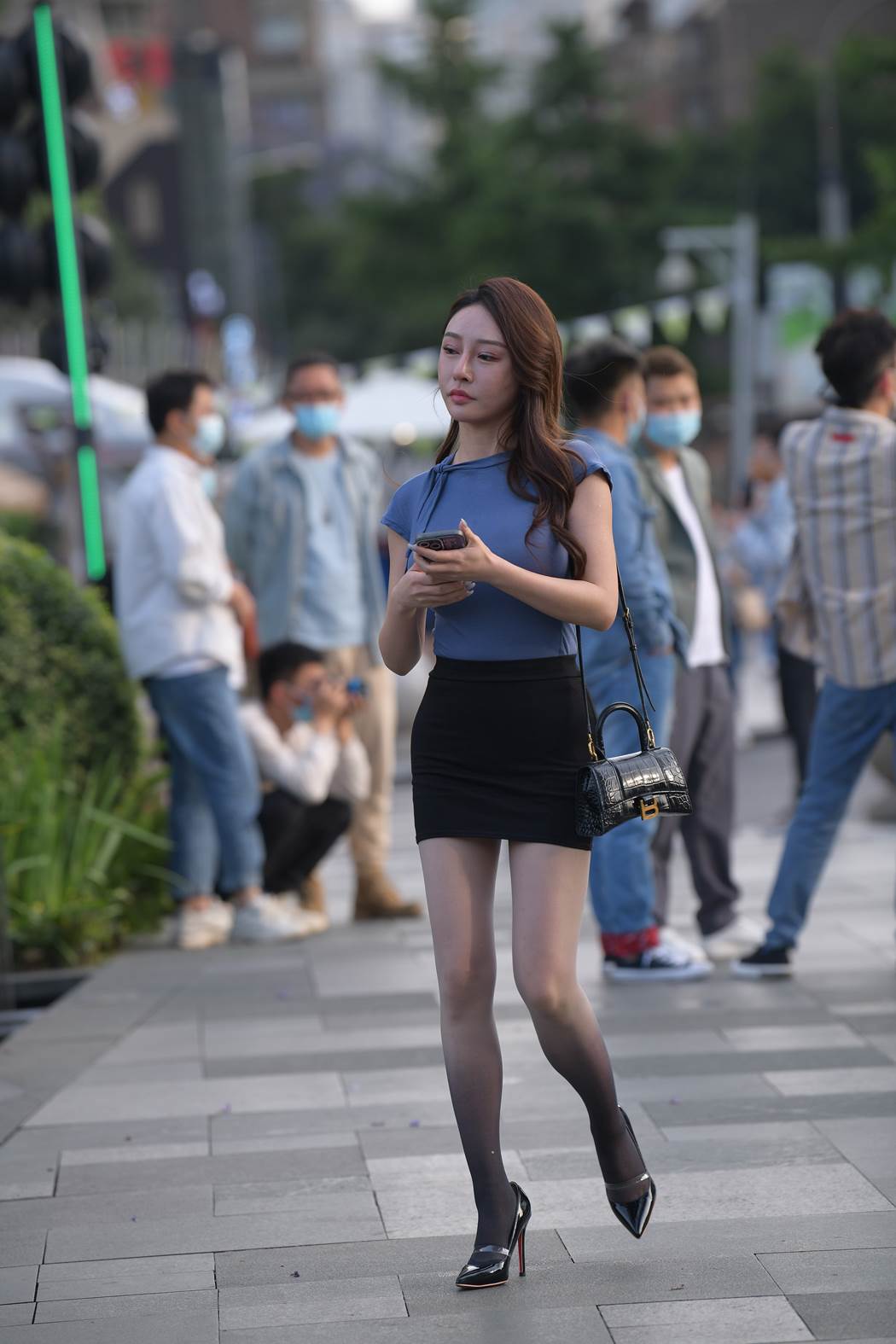 精选街拍作品 NO.5864 知性黑色短裙[152P/295MB]插图3