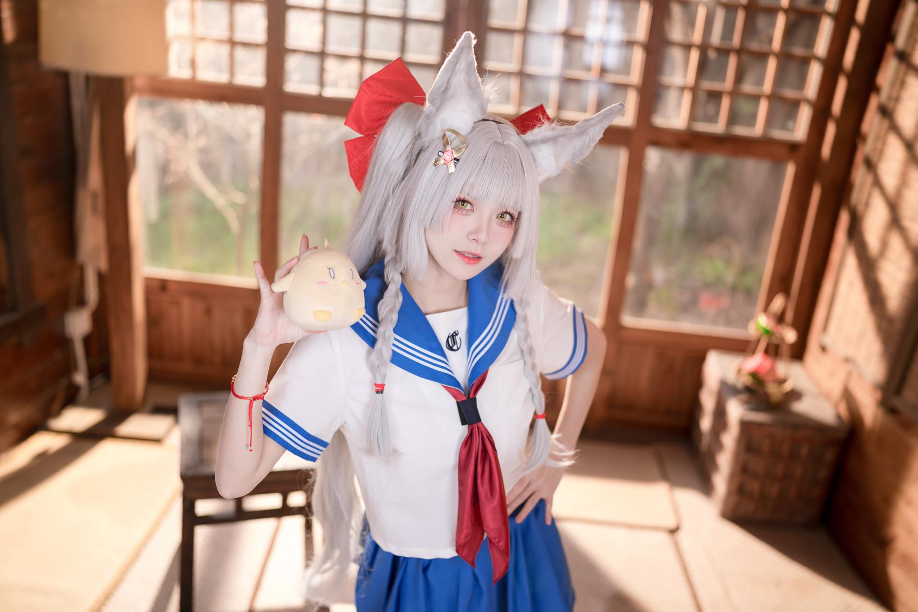 九柒喵 – 朝凪 JK[37P/187MB]插图2