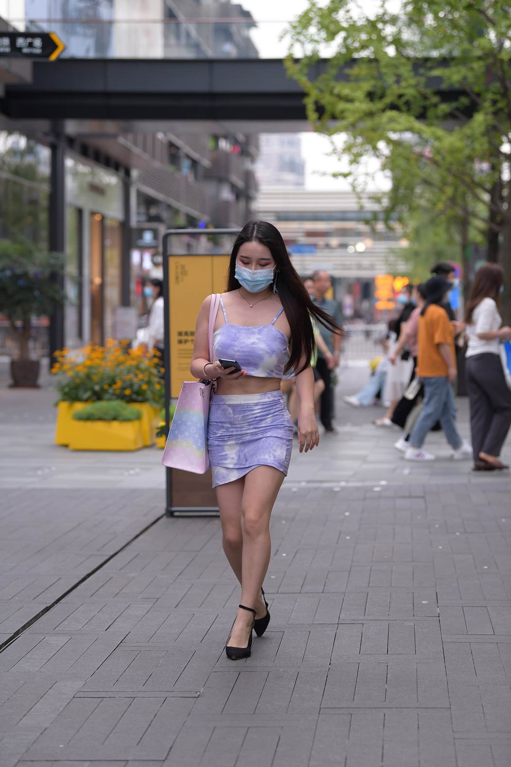 精选街拍作品 NO.5892 晕染风套装裙[100P/182MB]插图3