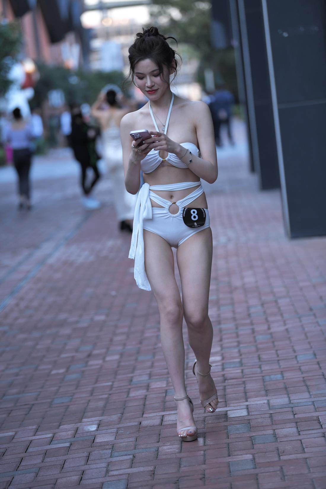 精选街拍作品 NO.5834 白色清凉[47P/81MB]插图3