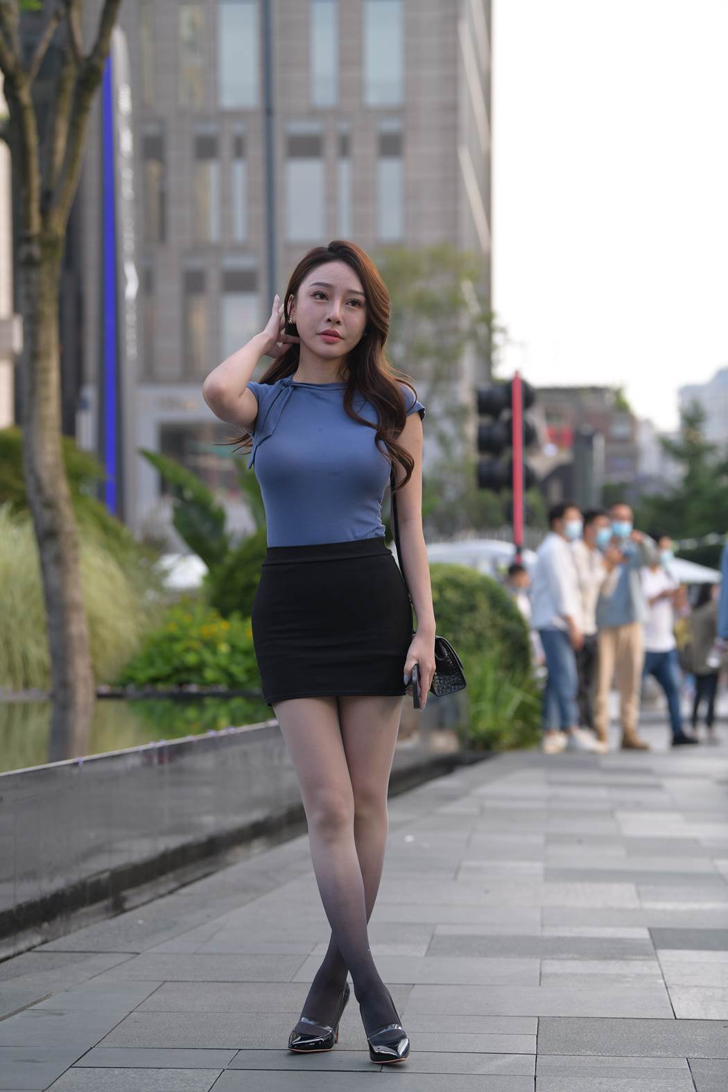 精选街拍作品 NO.5864 知性黑色短裙[152P/295MB]插图1