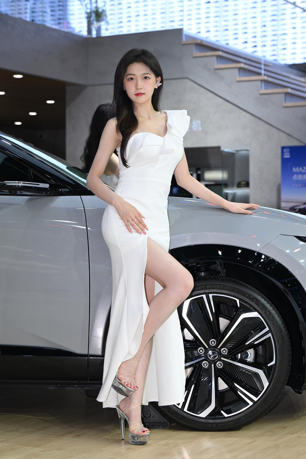 精选街拍作品 NO.5818 甜美白色长裙[90P/183MB]插图1