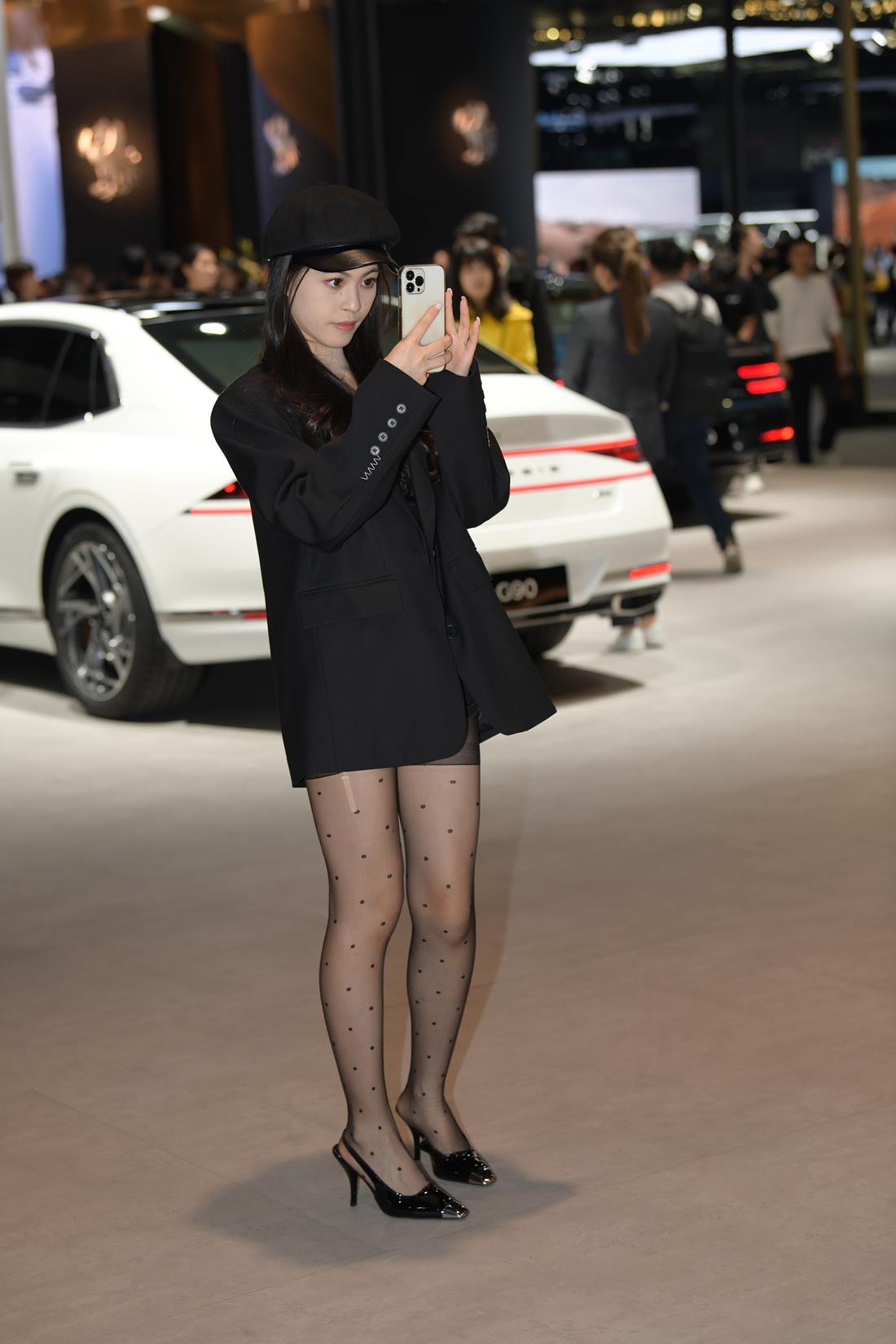 精选街拍作品 NO.5847 西装外套精致黑丝[88P/199MB]插图1