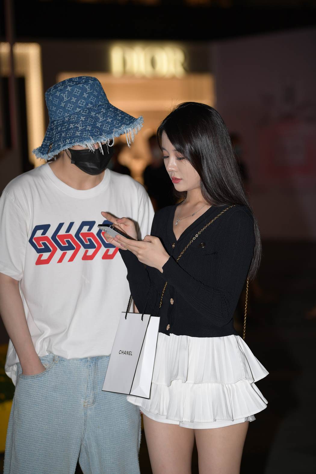 精选街拍作品 NO.5890 甜美黑白搭[122P/268MB]插图3