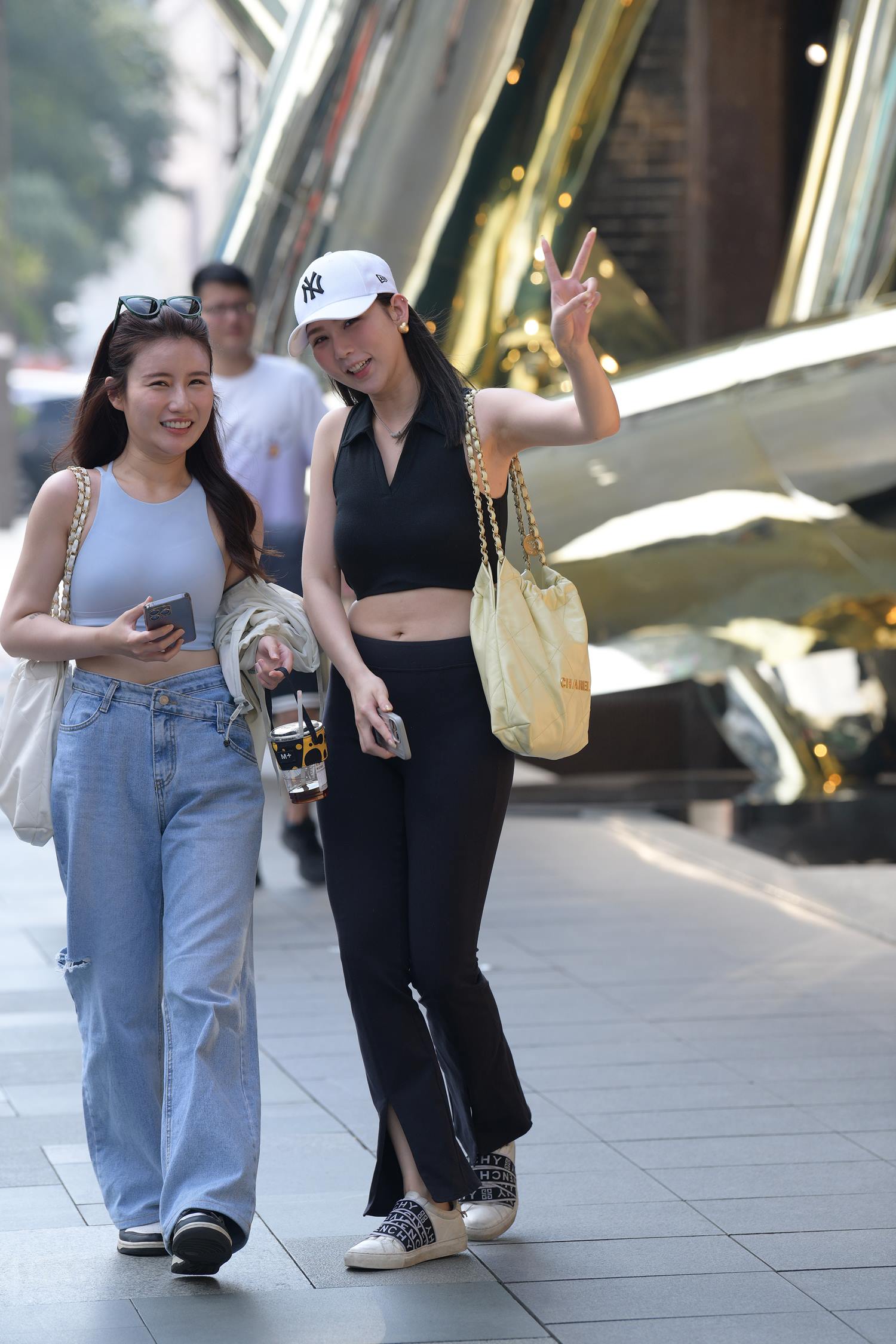 精选街拍作品 NO.5806 黑色瑜伽运动风[88P/233MB]插图2