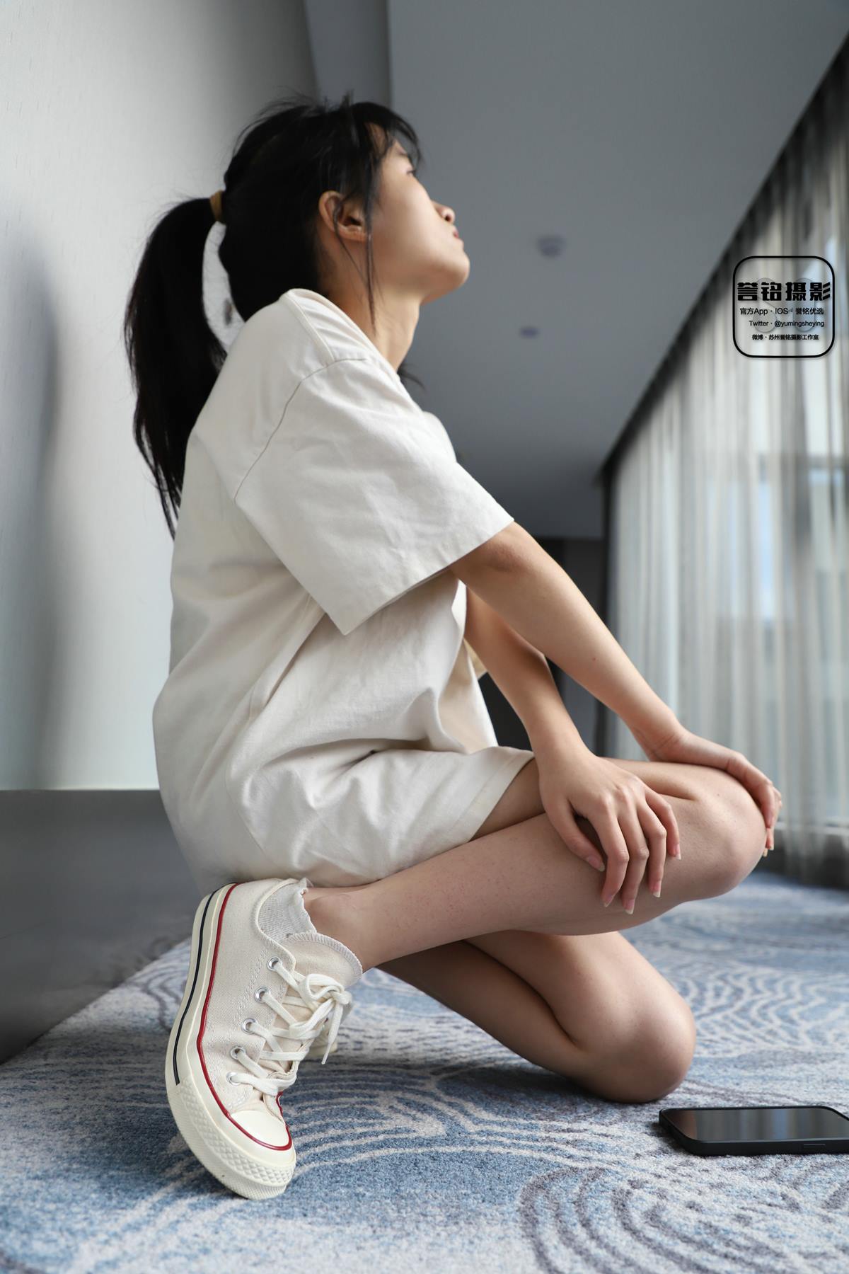 誉铭传媒 2023中秋节 专享 牛仔短裤帆布鞋棉袜脚裸足 [100P/1V/2.03G]插图