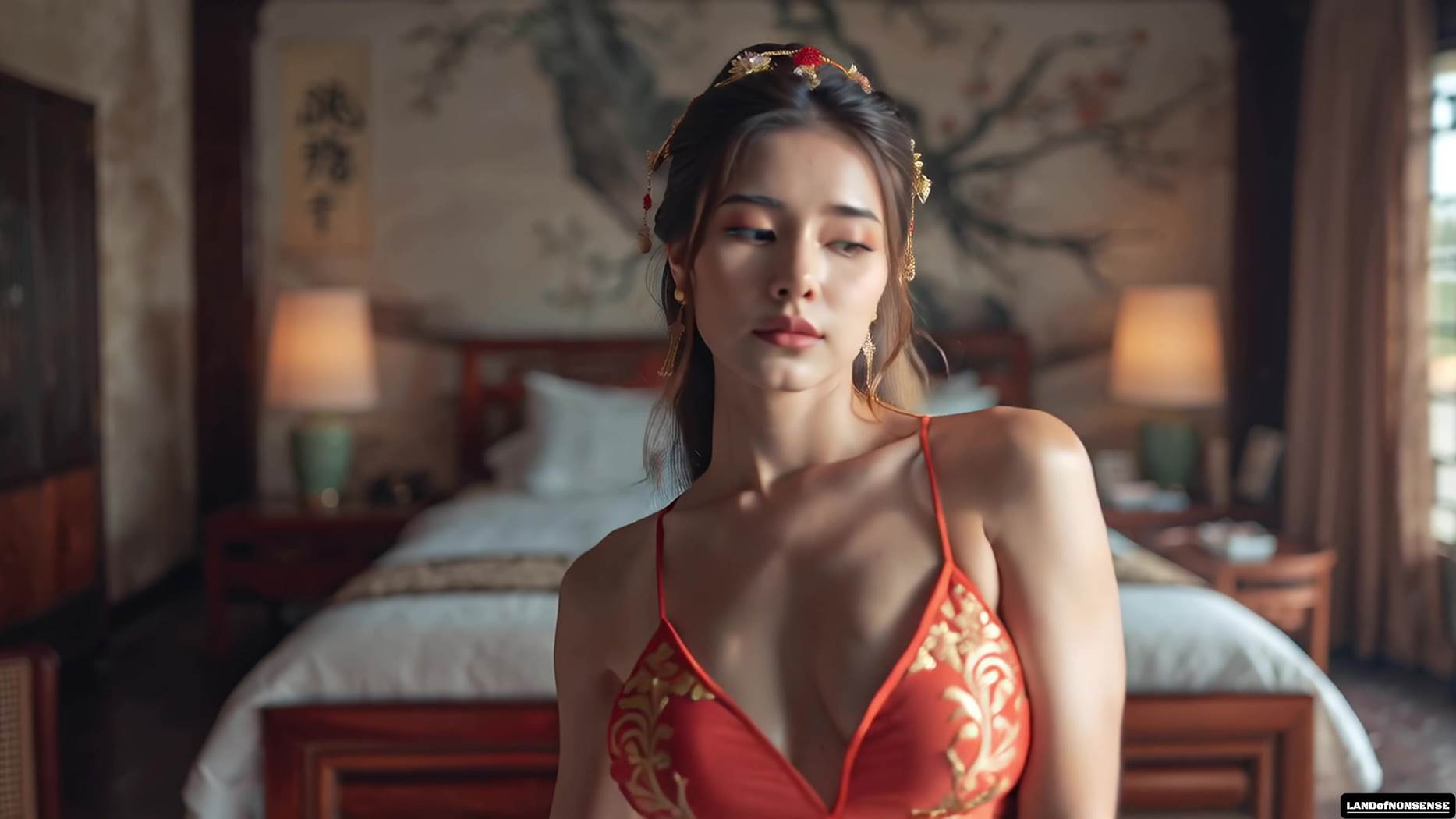 AI VIDEO 092 GODDESS FASHION SHOW No.50 – EMPERORs’ PARADISE[4K/1V/970MB]插图3