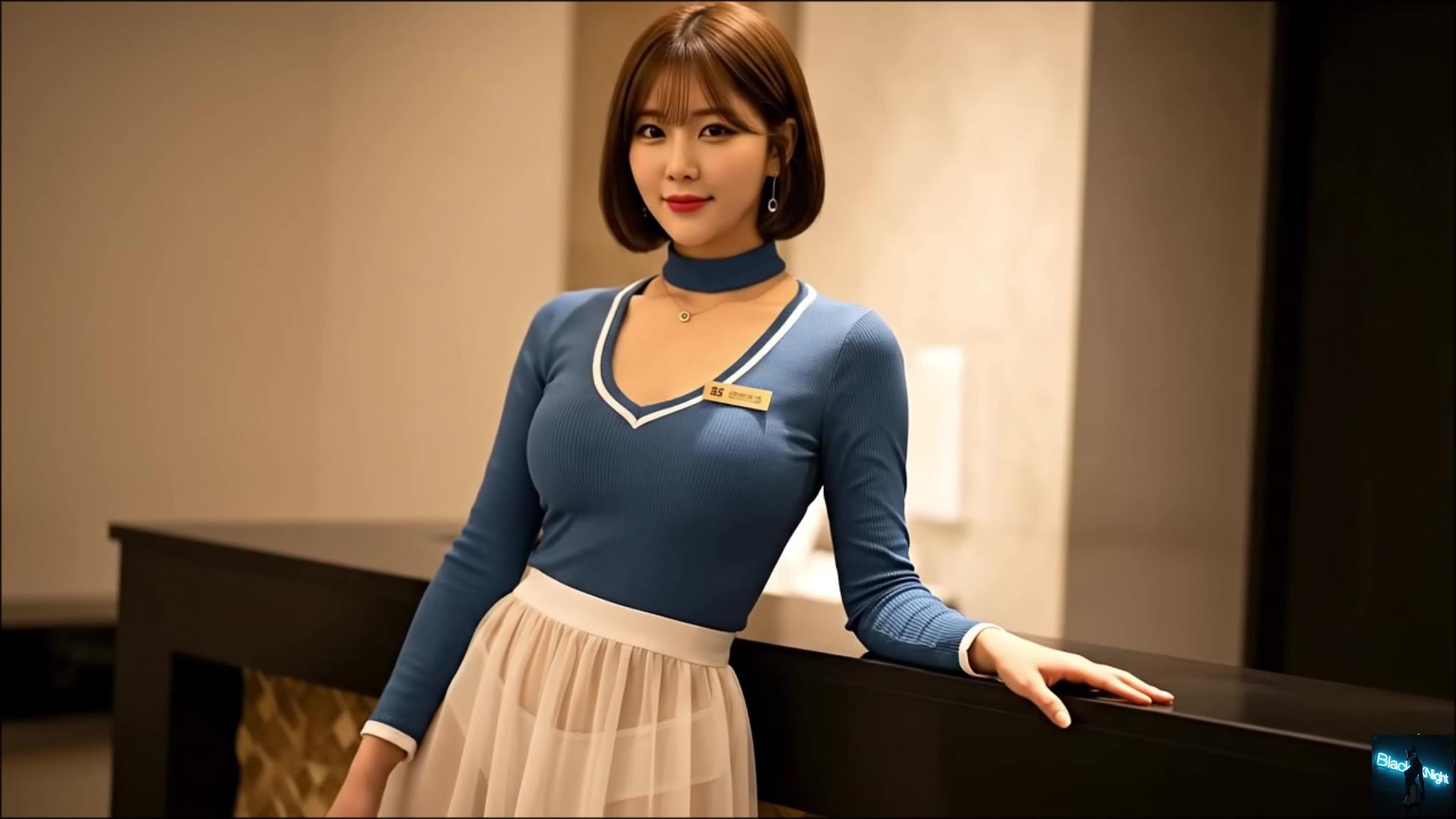 AI VIDEO 090 No words, just her and the echo of elegance [4K/1V/154MB]插图2