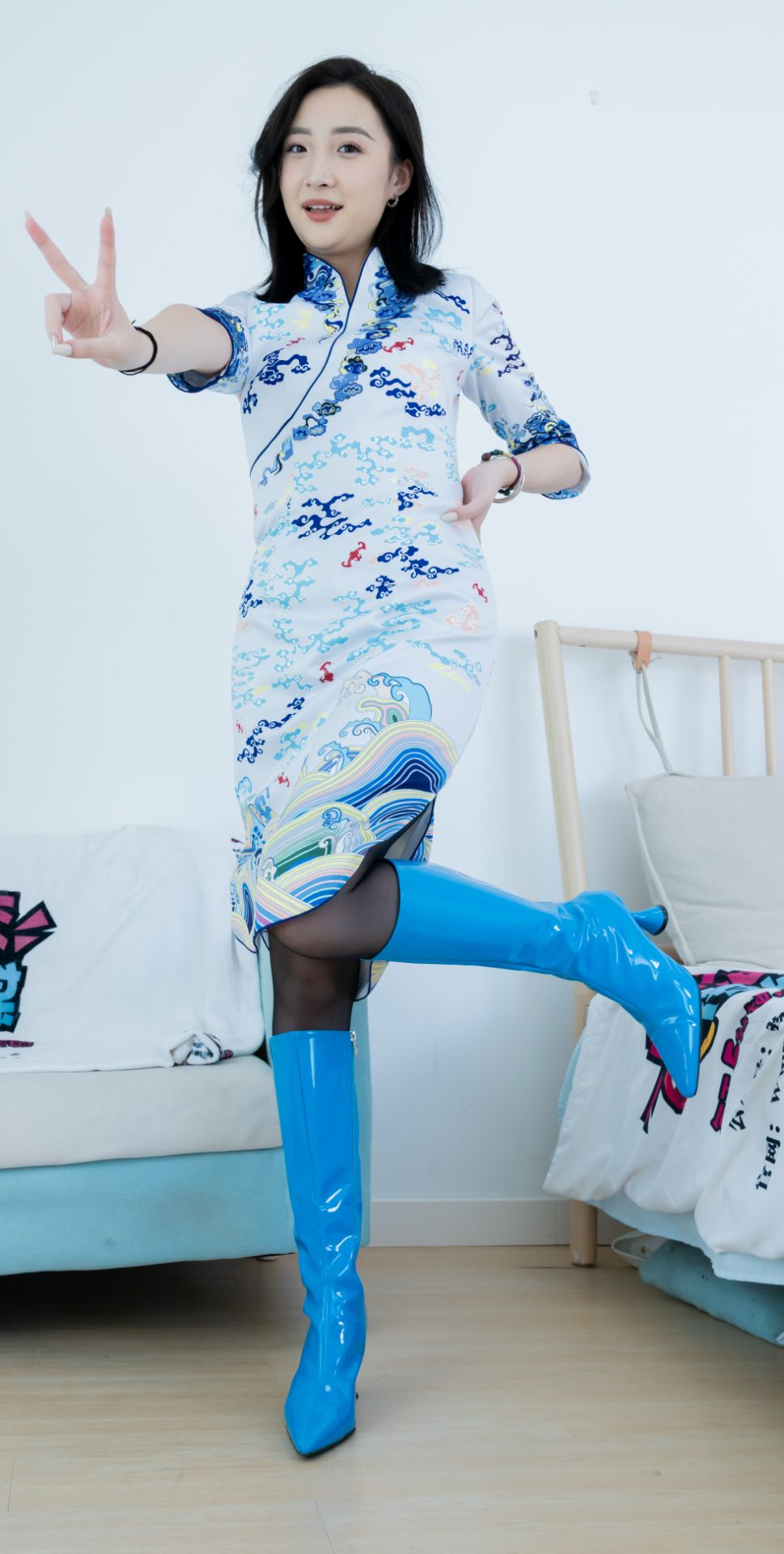 物恋2428期：恬恬-长靴、薄黑丝（脚尖加固款）(230p+1v/6.99GB)插图4