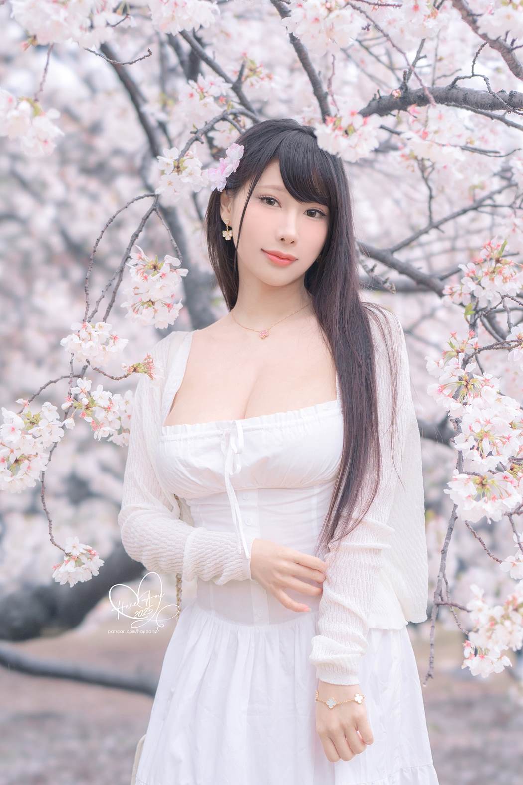 Hane Ame 雨波写真 – 雨樱下的约定[62P/4V/927MB]插图1