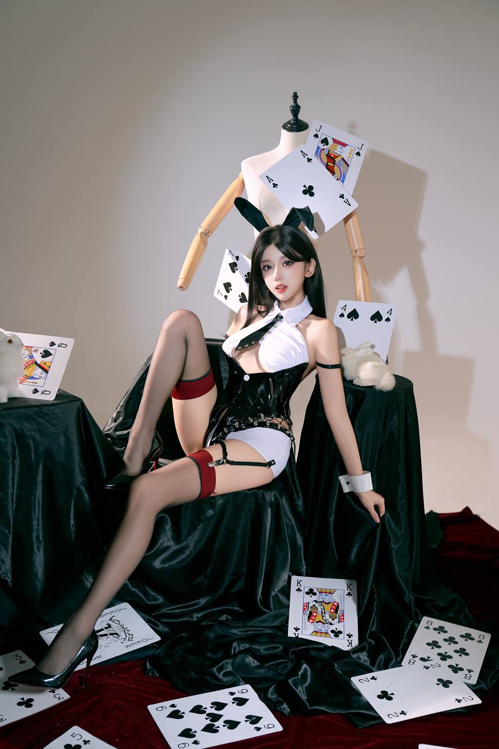 过期米线线喵 – 卡牌兔女郎[49P/129MB]插图3