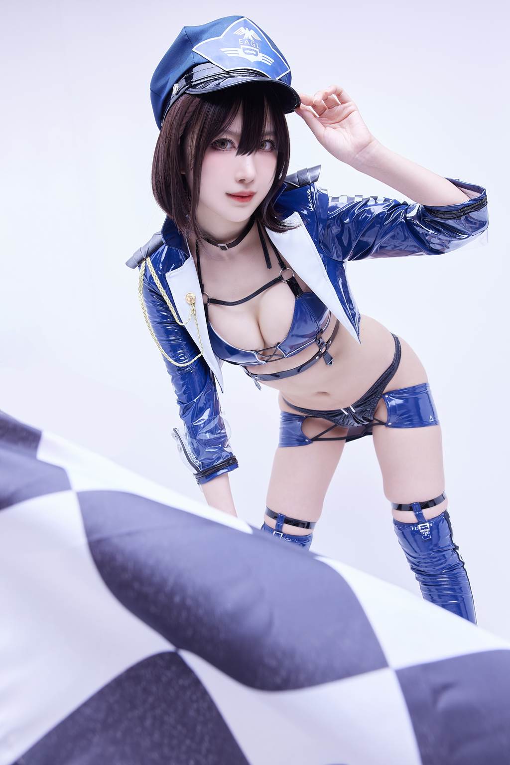 Shika小鹿鹿 – 碧蓝航线 巴尔的摩赛车服[9P/48MB]插图