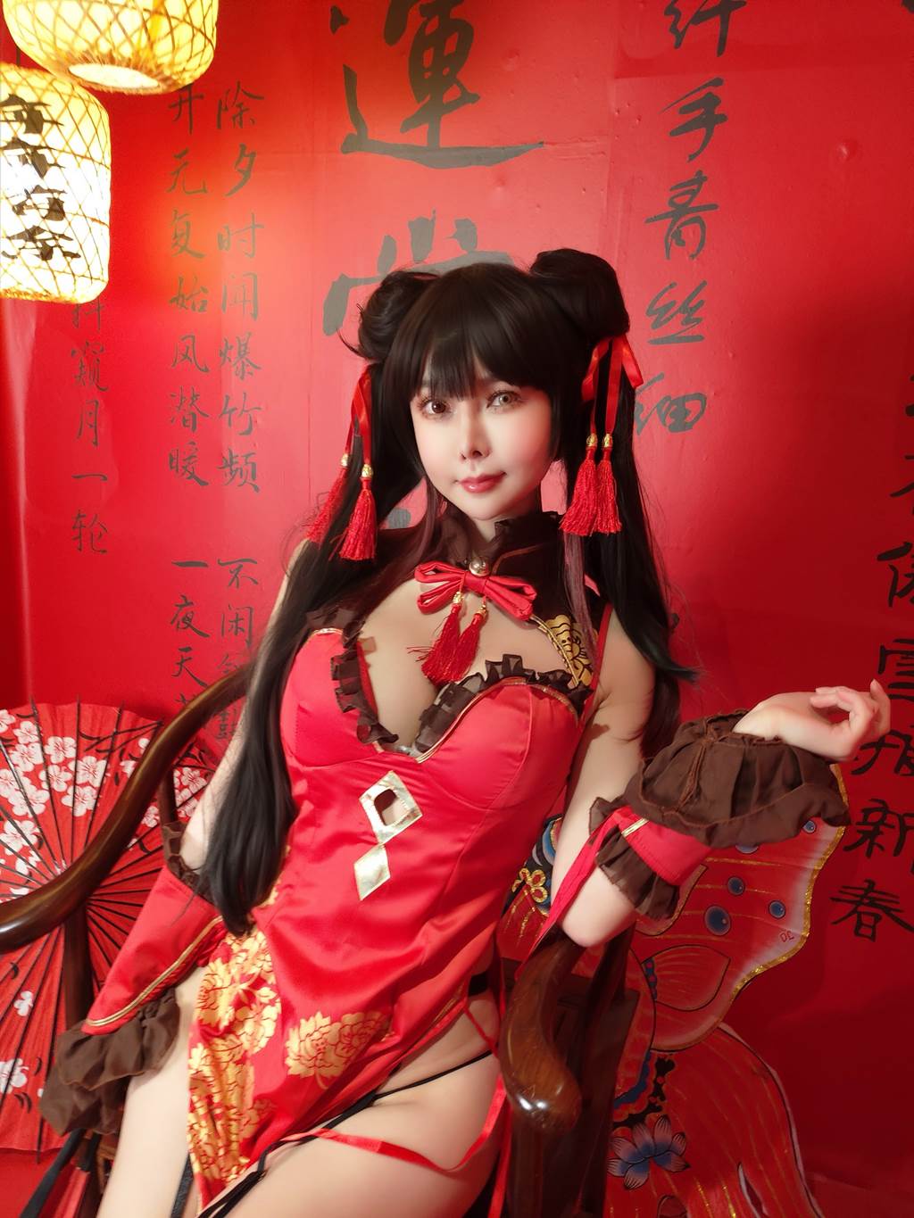 亚马逊鲶鱼 – 时崎狂三 旗袍[25P/1V/546MB]插图1