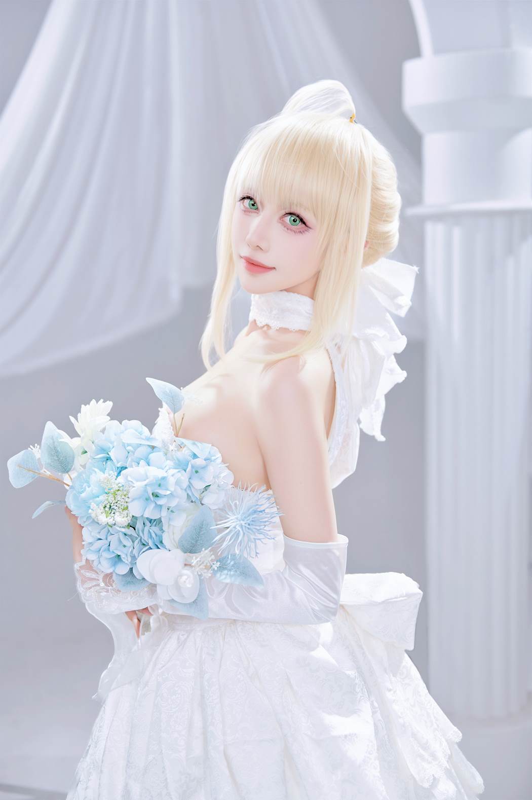 Shika小鹿鹿 – FGO Saber花嫁[22P/284MB]插图2