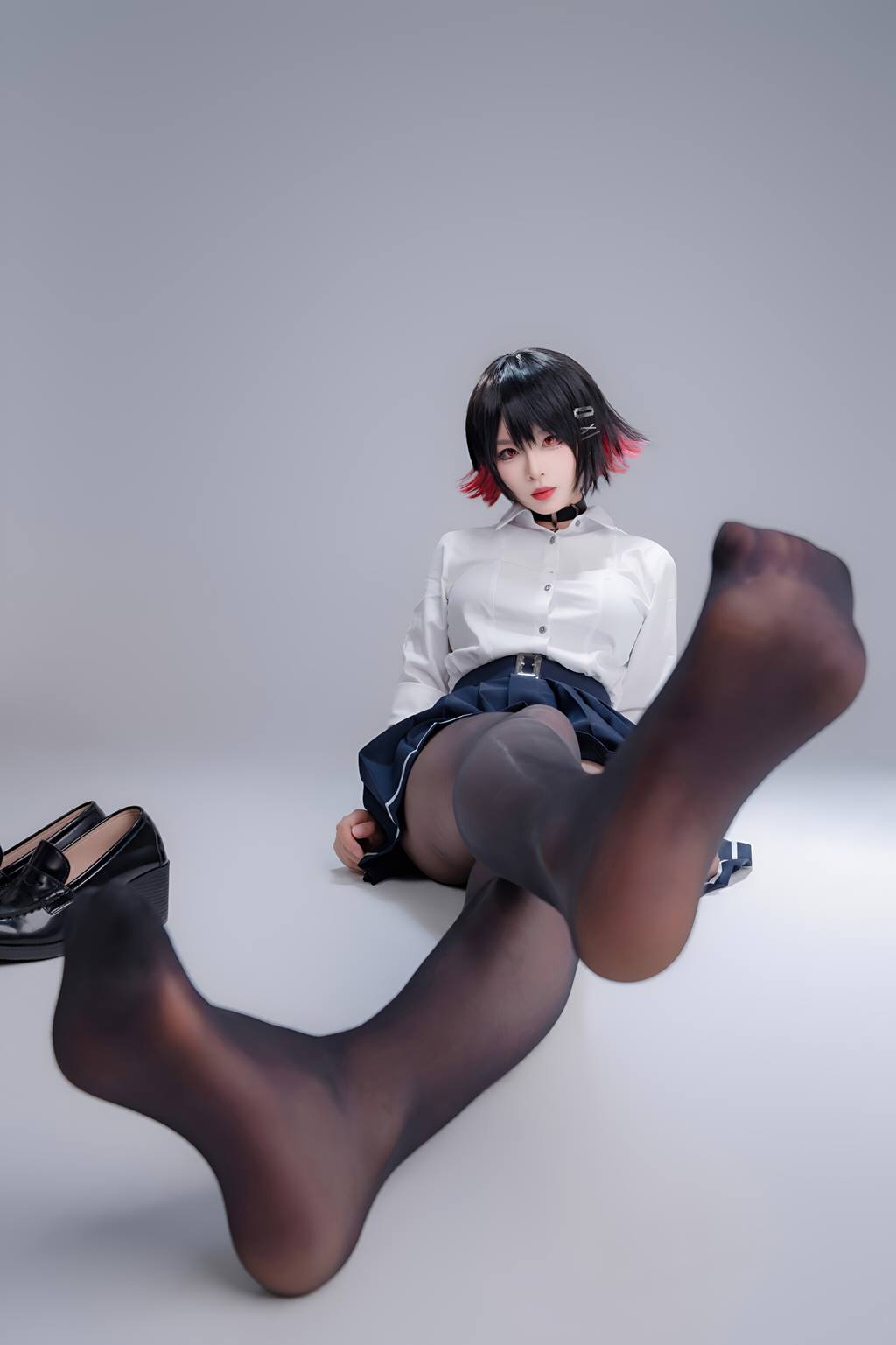 轩萧學姐  鲨鱼妹JK[100P/1V/548MB]插图3