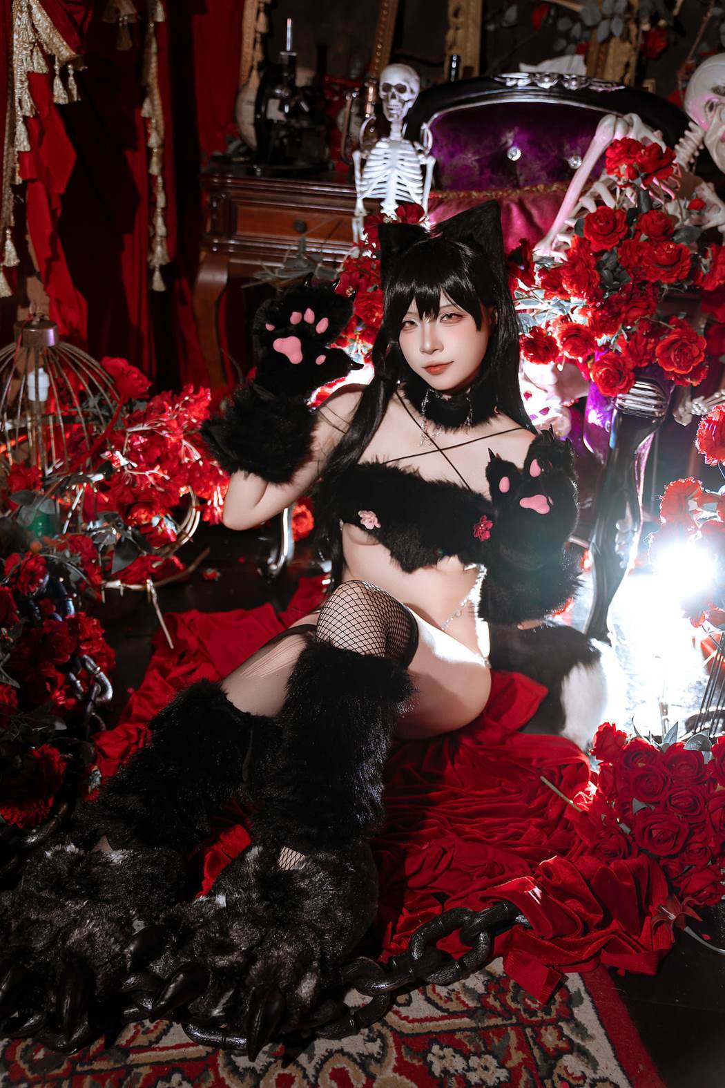 二佐Nisa – 碧蓝航线 爱宕万圣节[28P/598MB]插图3