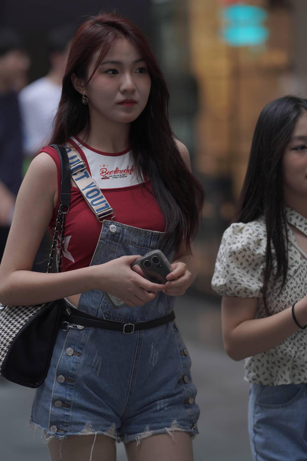 精选街拍作品 NO.5965 甜美清新牛仔短裤[181P/509MB]插图1