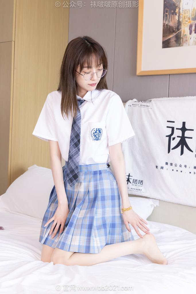 [BoBoSocks袜啵啵]NO.586 稚予-JK至服、板鞋、高跟鞋、薄肉丝、薄黑丝[140P/1V/6.36GB]插图3