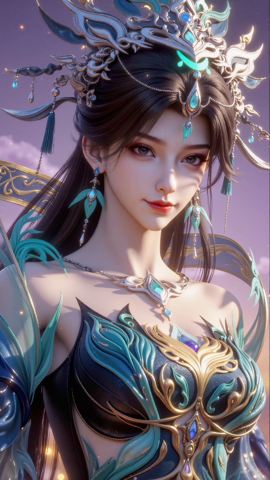 AI绘画 751 燕倾菲梅妃姜立 [16P/112MB]插图