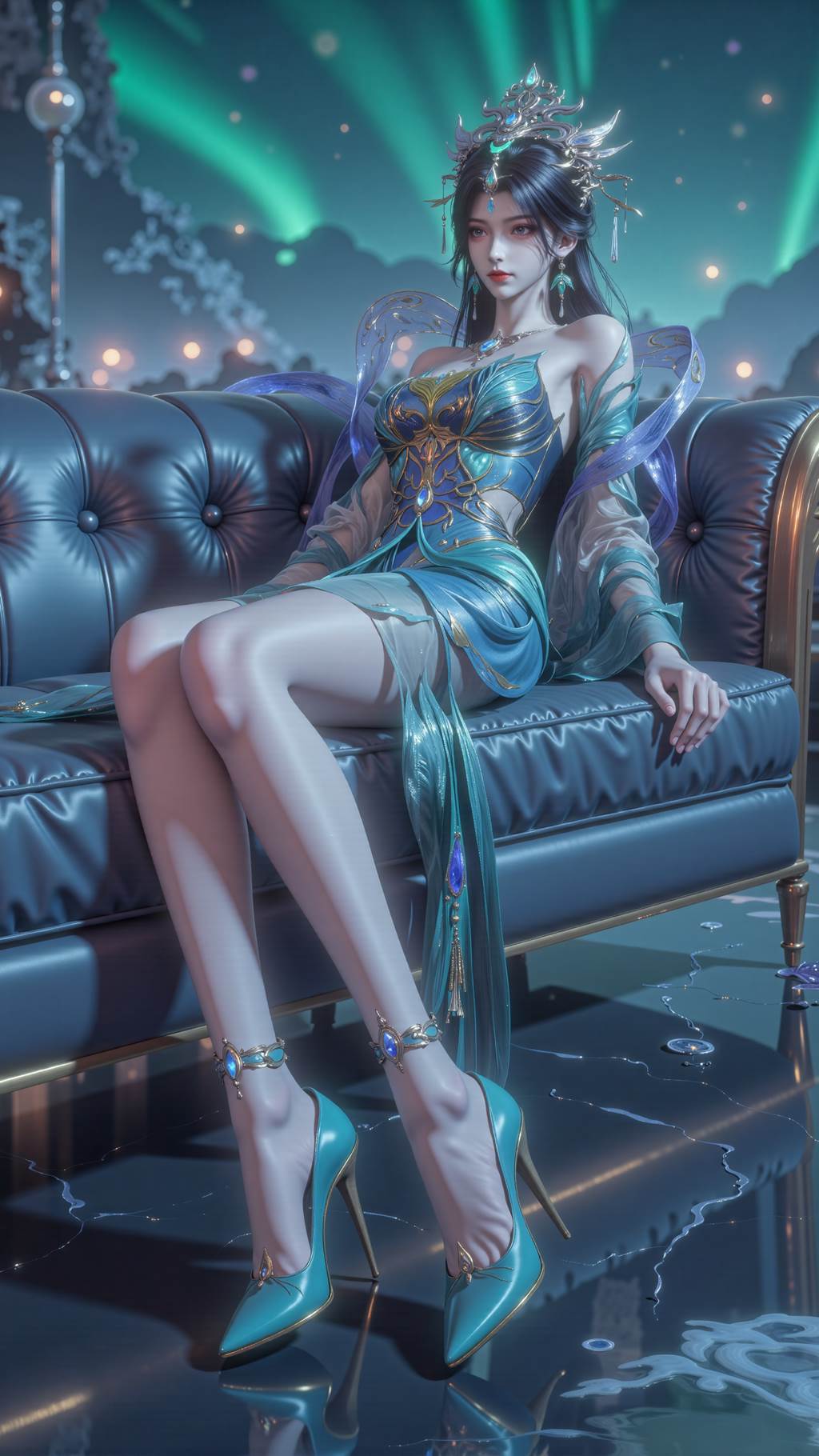 AI绘画 751 燕倾菲梅妃姜立 [16P/112MB]插图1