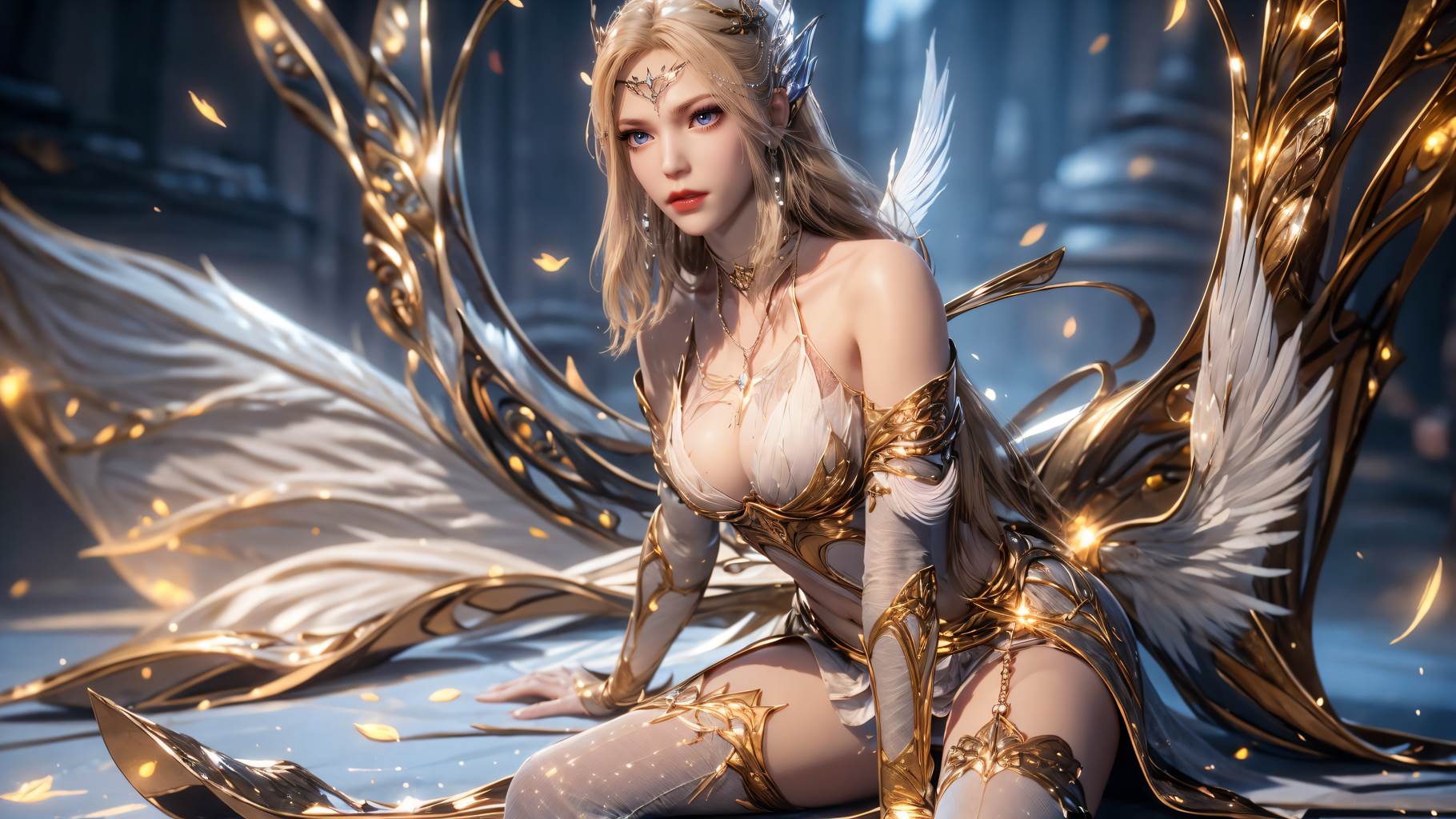 AI绘画 759 千仞雪-六翼天使[102P/501MB]插图