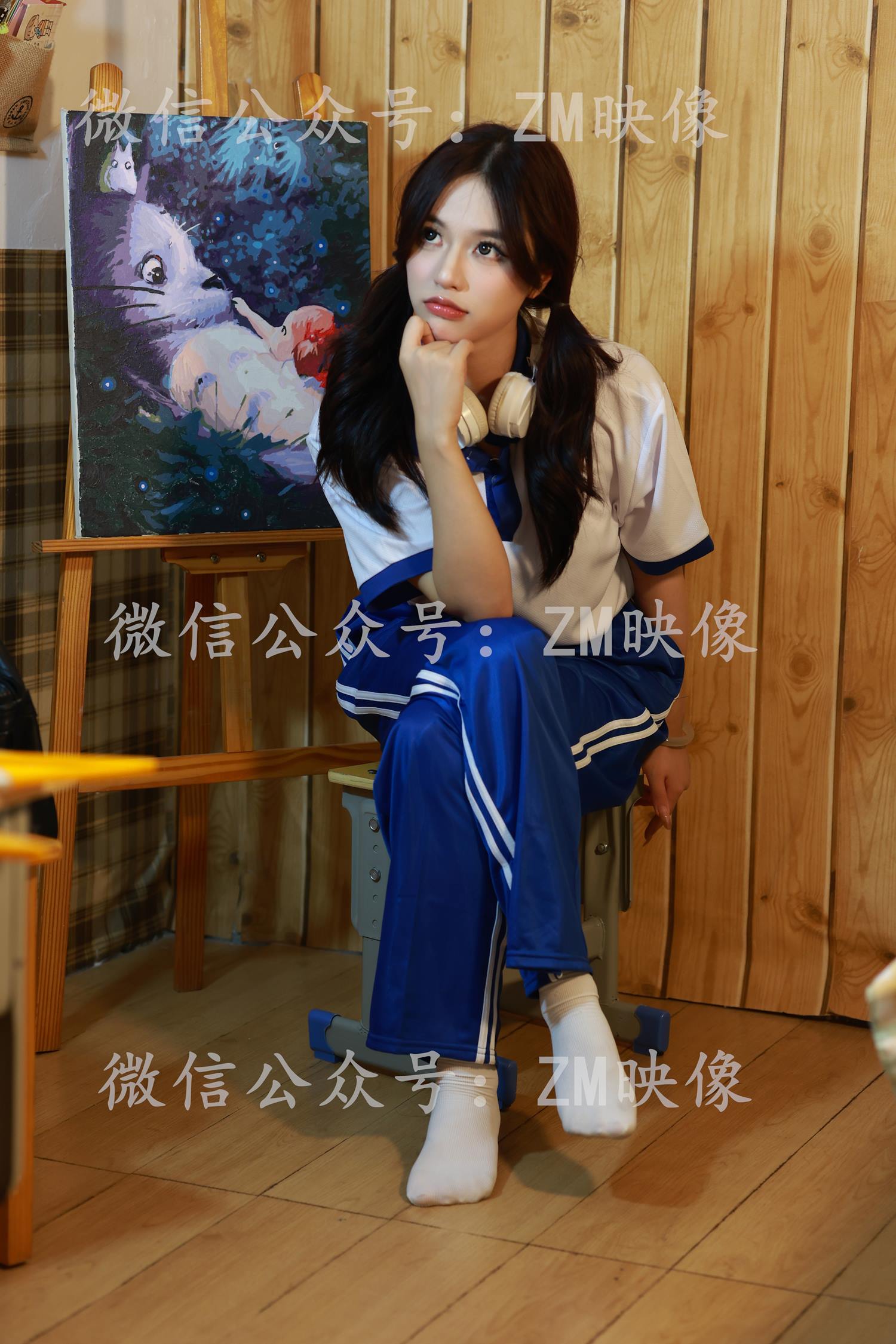[织梦映像]NO.096 新品学生时代完整版 学生服白棉袜脏脚底[335P/1V/4.58GB]插图2