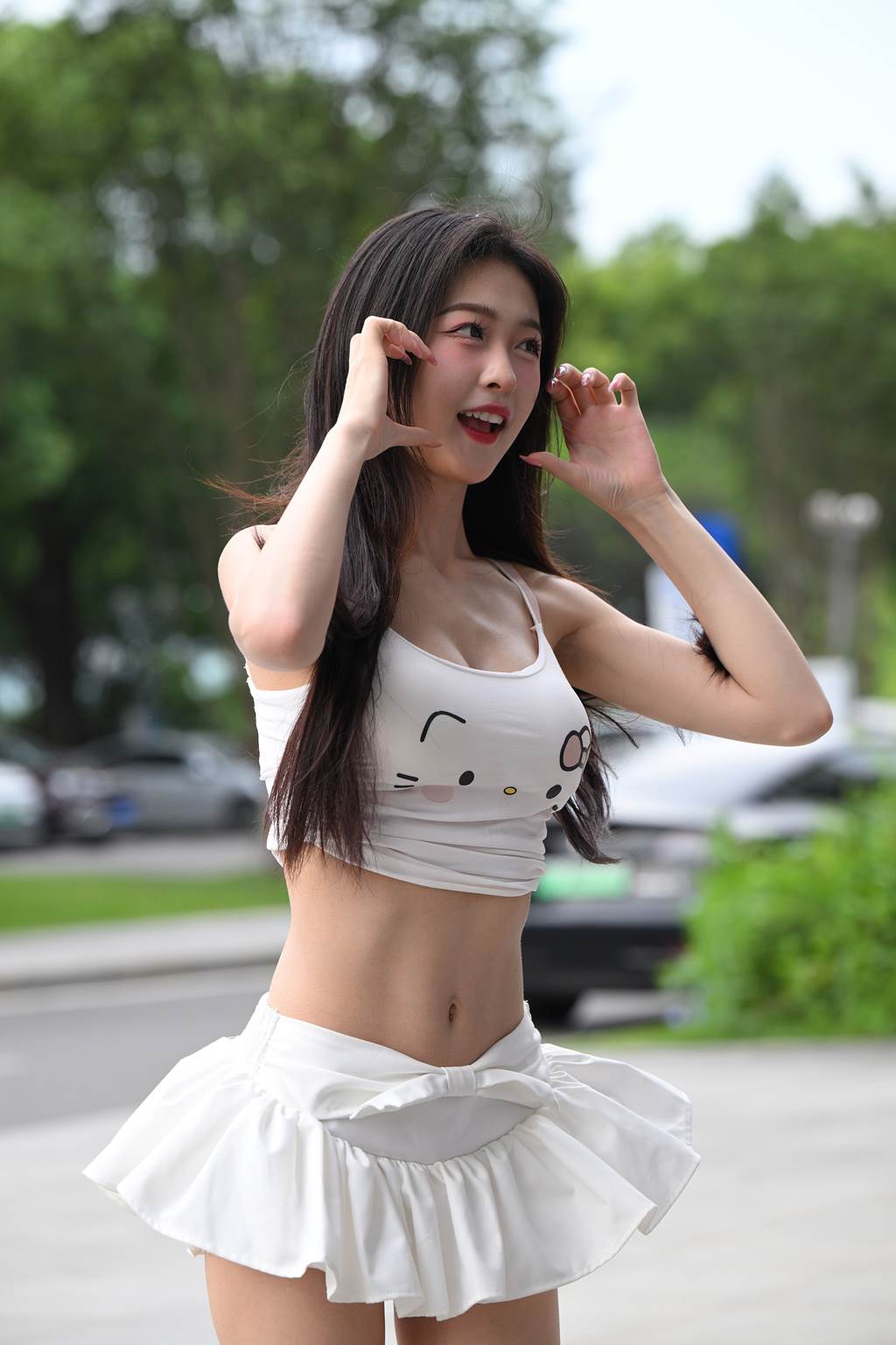 精选街拍作品 NO.6103 甜美可爱百褶裙[74P/190MB]插图3