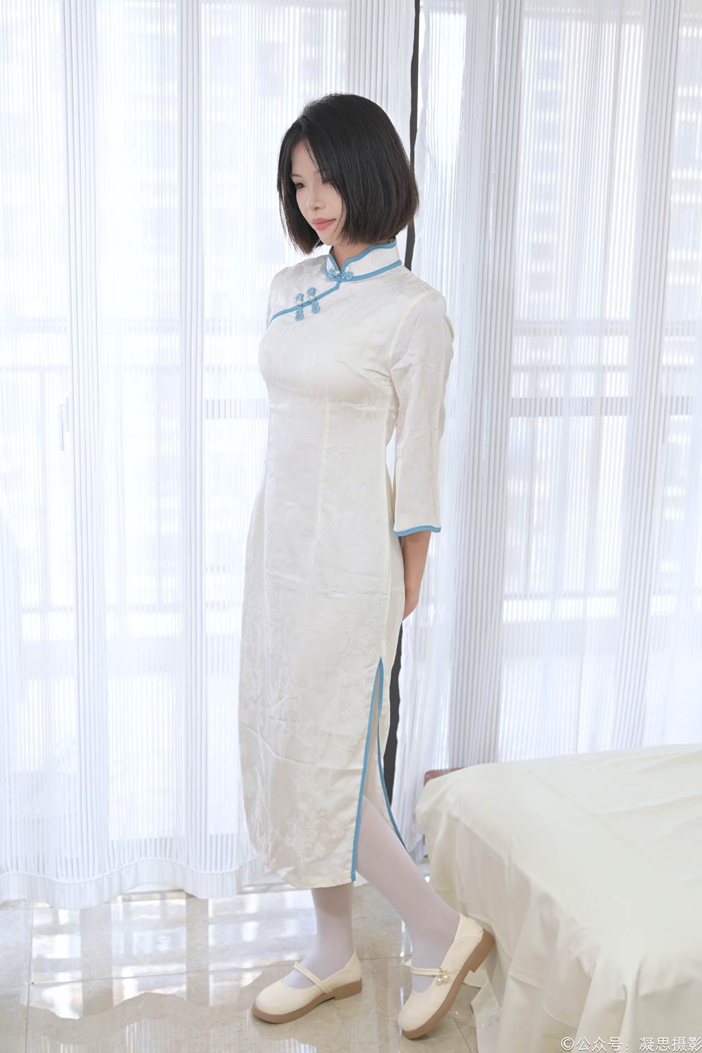 凝思摄影 NO.015 小睿-旗袍、连裤白丝、玛丽珍[140P/1V/2.89GB]插图1